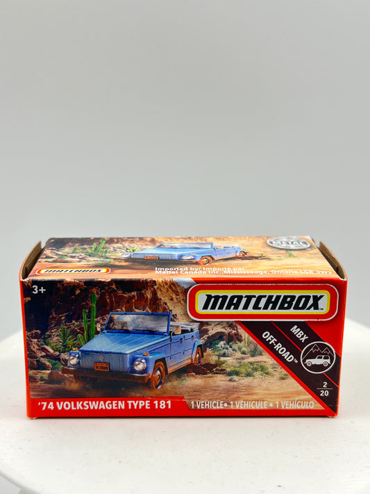 MATCHBOX - 74 VOLKSWAGEN TYPE 181 - 3F