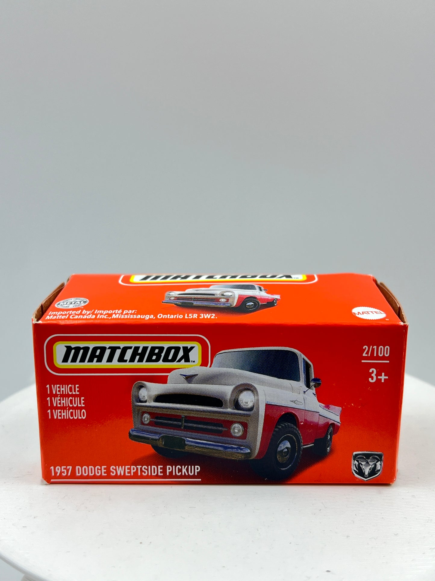 MATCHBOX - 1957 DODGE SWEPTSIDE PICKUP - 3F
