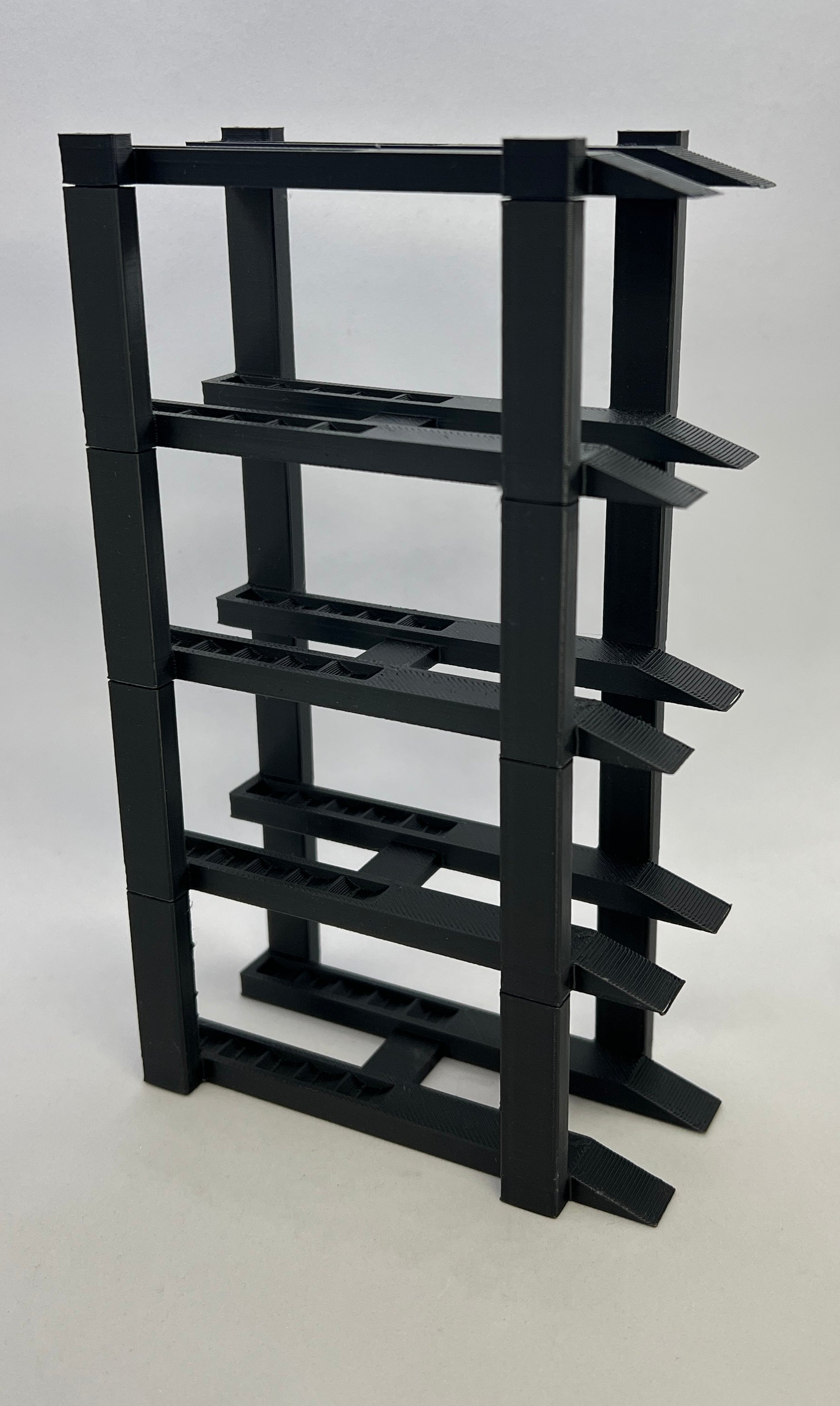 5 DECKER STAND - BLACK - Its Fun- Hot wheels - matchbox - diecast