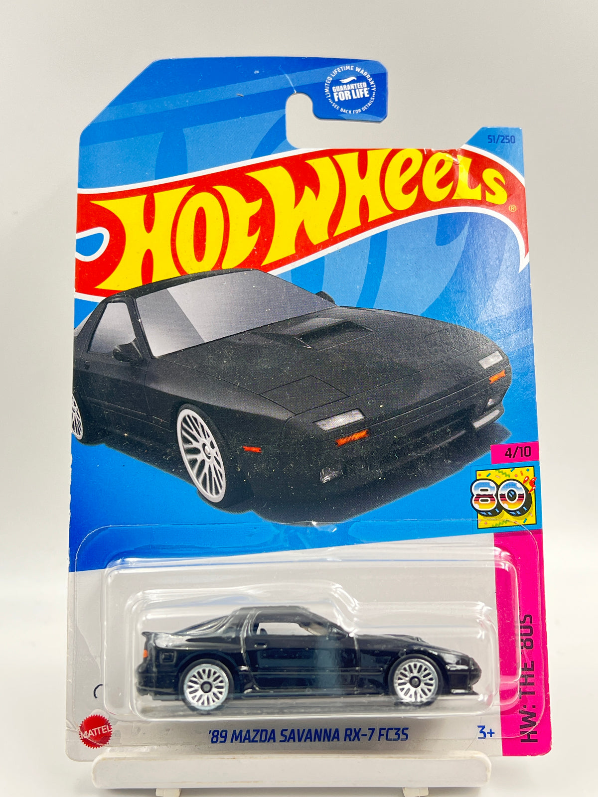 IMPORTED - HOT WHEELS -   89 MAZDA SAVANNA RX-7 FC35 - BLACK - 3B