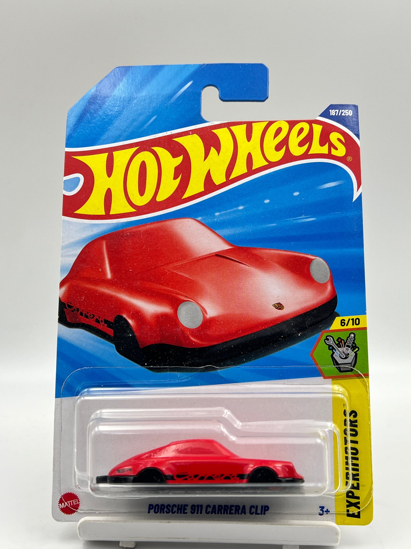 HOT WHEELS - PORSCHE 911 CARRERA CLIP - RED - 4D