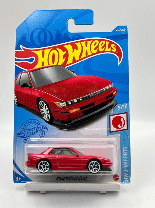 IMPORTED - HOT WHEELS -  NISSAN SILVIA (S13) - RED - 4D