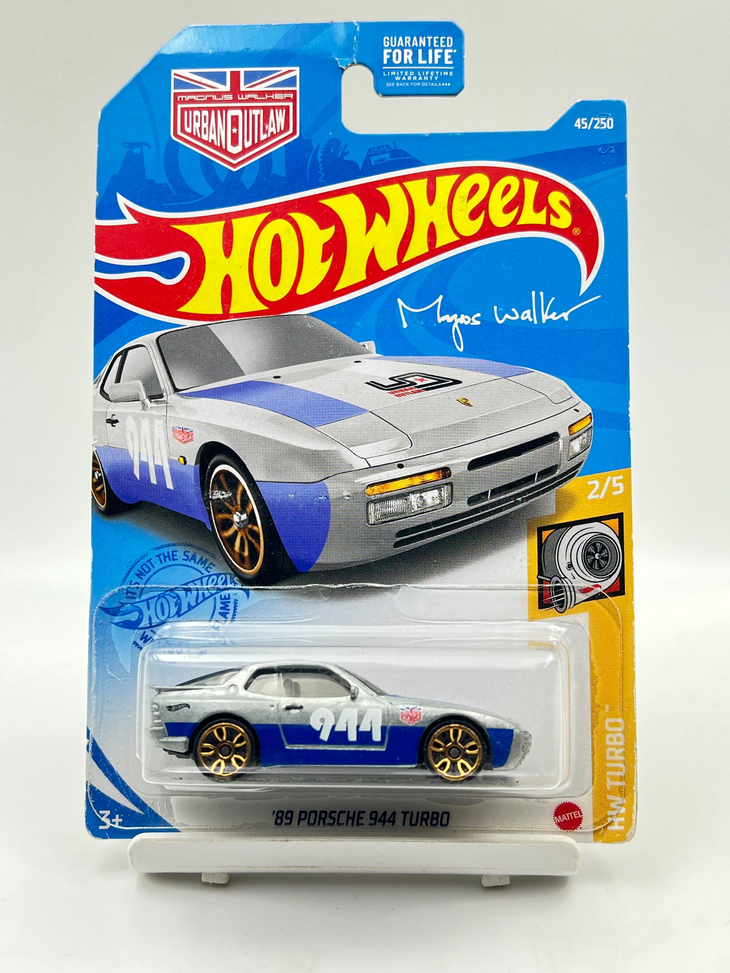 HOOK CREASE - IMPORTED - HOT WHEELS -  89 PORSCHE 944 TURBO - 4D