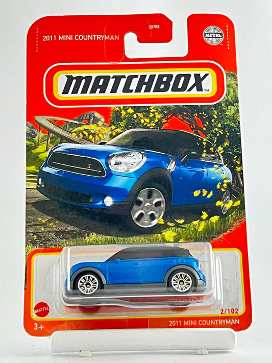 2011 MINI COUNTRYMAN - BLUE - Its Fun- Hot wheels - matchbox - diecast