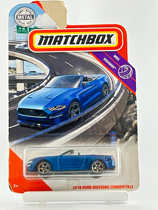 2018 FORD MUSTANG CONVERTIBILE - IMPORTED - Its Fun- Hot wheels - matchbox - diecast