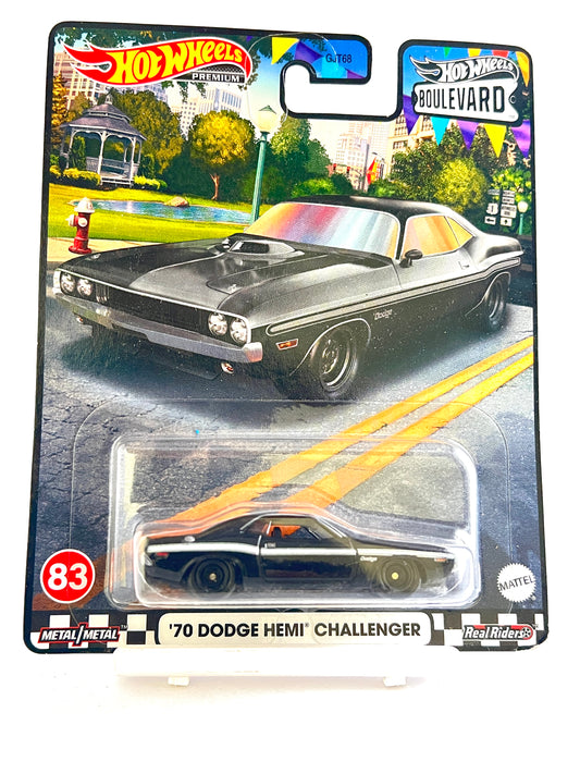 PREMIUM - 70 DODGE HEMI CHALLENGER - Its Fun- Hot wheels - matchbox - diecast