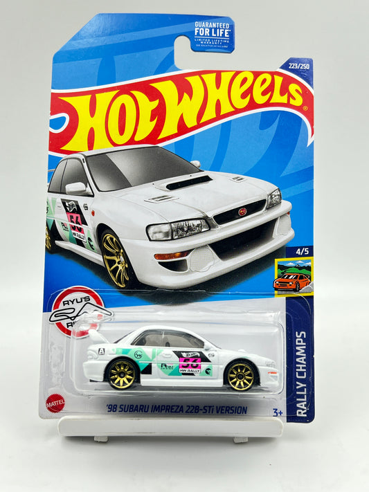 TREASURE HUNT - RARE - HOT WHEELS - 98 SUBARU IMPREZA 22B-STI VERSION - 2D
