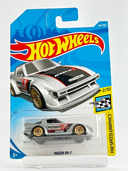 MAZDA RX-7 - GREY - Its Fun- Hot wheels - matchbox - diecast