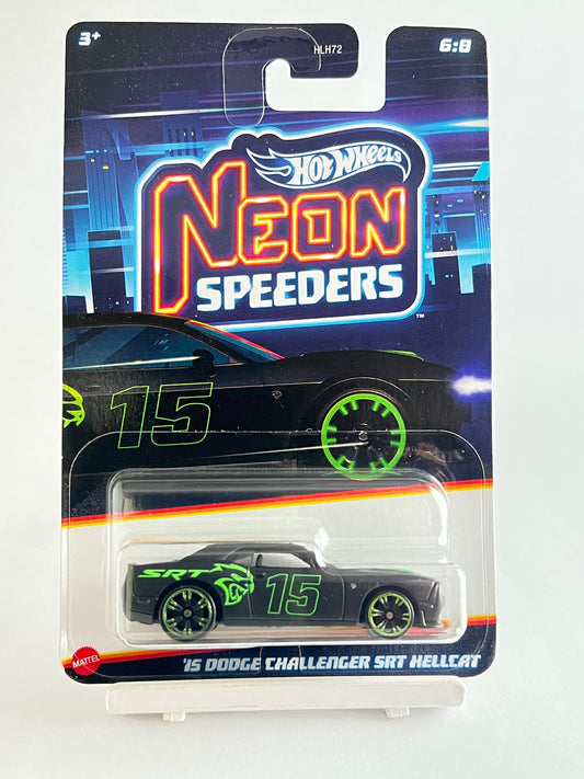 NEON SPEEDERS - 15 DODGE CHALLENGER SRT DEMON - 1B - Its Fun- Hot wheels - matchbox - diecast