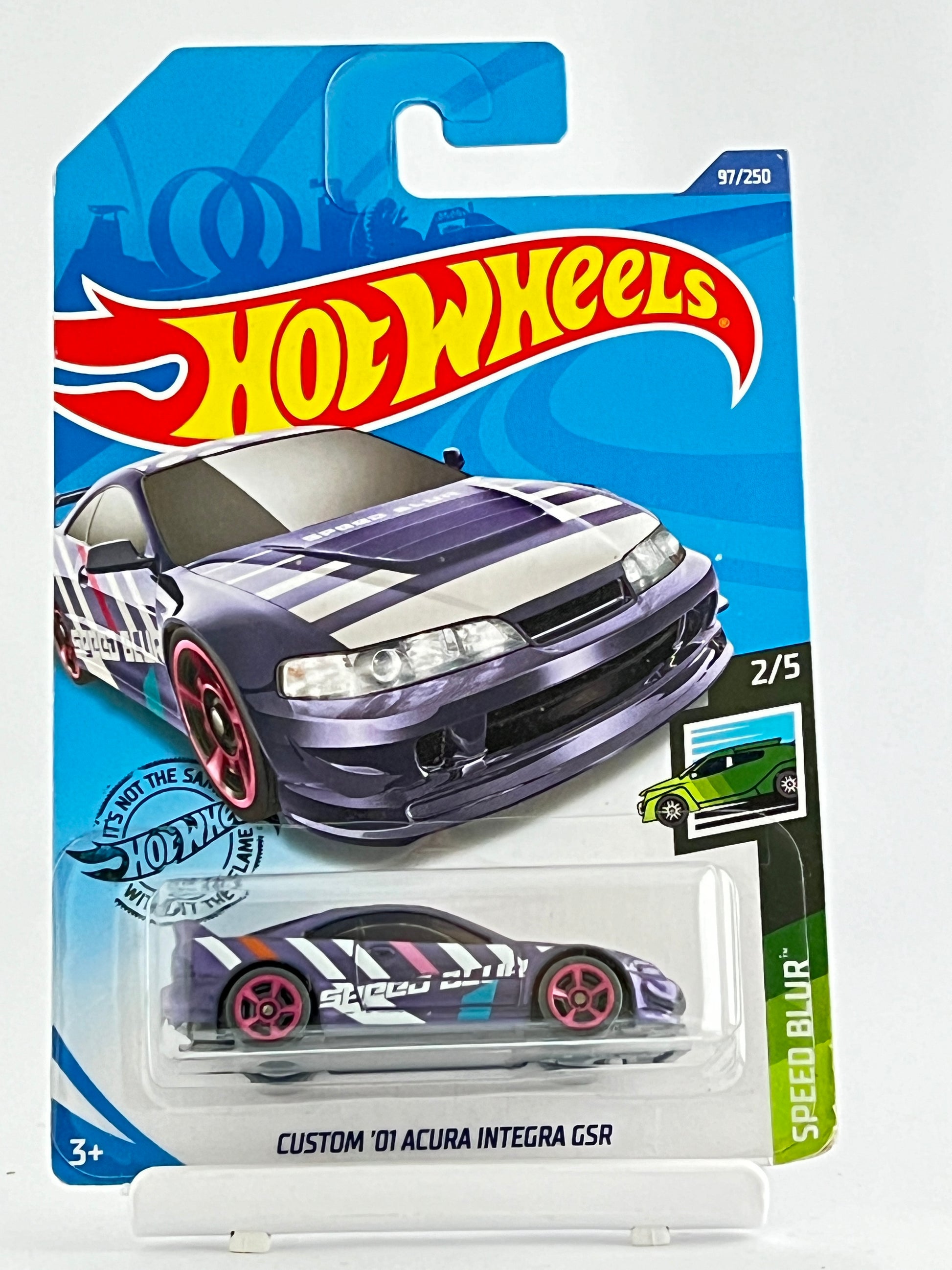 CUSTOM 01 ACURA INTEGRA GSR - PURPLE - Its Fun- Hot wheels - matchbox - diecast