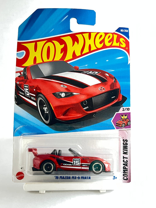 2025 MAINLINE - 15 MAZDA MX-5 MIATA - 3B - Its Fun- Hot wheels - matchbox - diecast