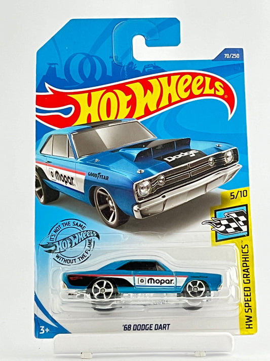 68 DODGE DART - BLUE - Its Fun- Hot wheels - matchbox - diecast