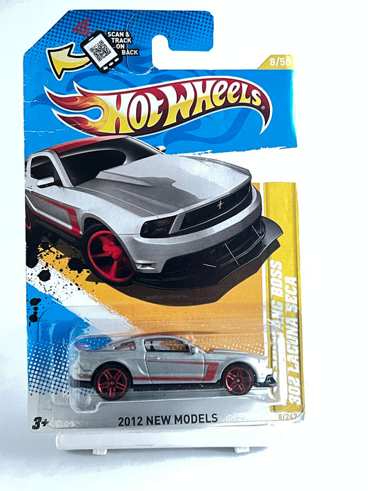 2012 MUSTANG BOSS 302 LAGUNA SECA - 2A - Its Fun- Hot wheels - matchbox - diecast