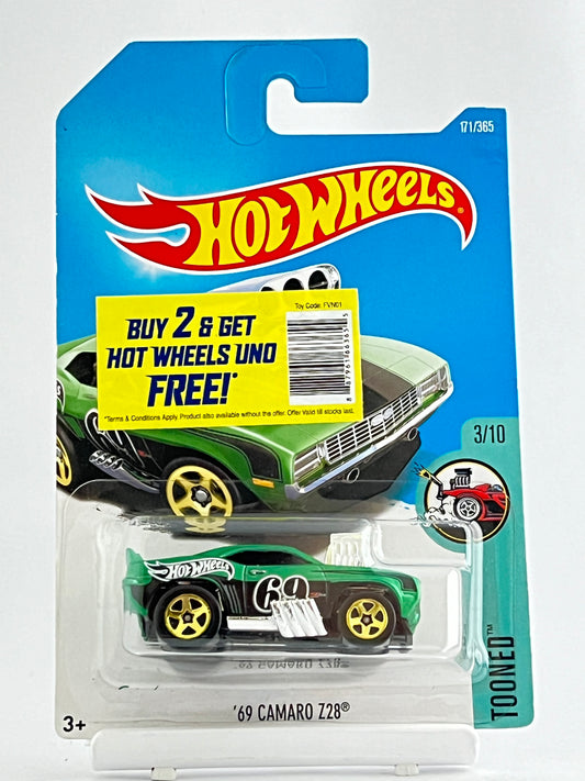 69 CAMARO Z28 TOONED - Its Fun- Hot wheels - matchbox - diecast