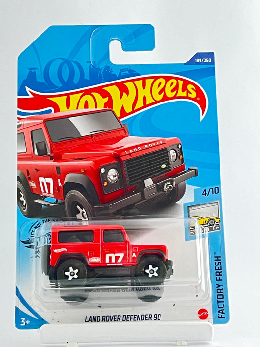 LAND ROVER DEFENDER 90 - RED - Its Fun- Hot wheels - matchbox - diecast