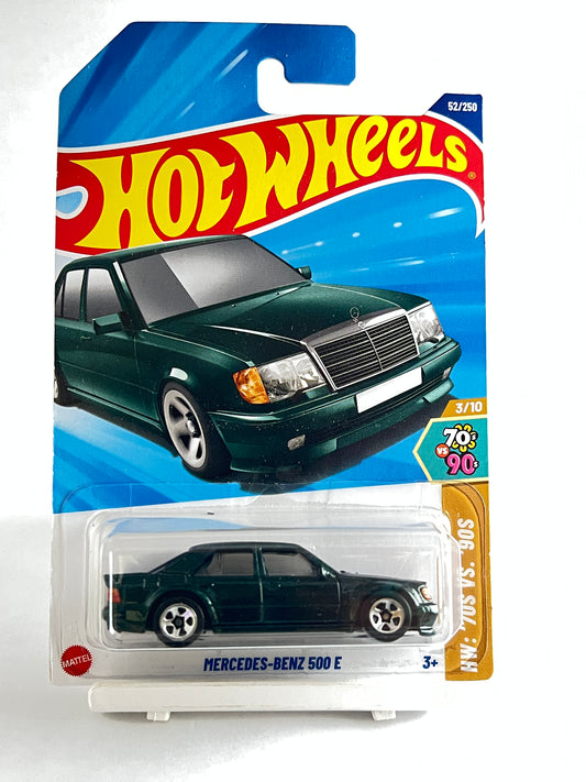 HOT WHEELS - MERCEDES BENZ 500 E- GREEN - 1D - Its Fun- Hot wheels - matchbox - diecast