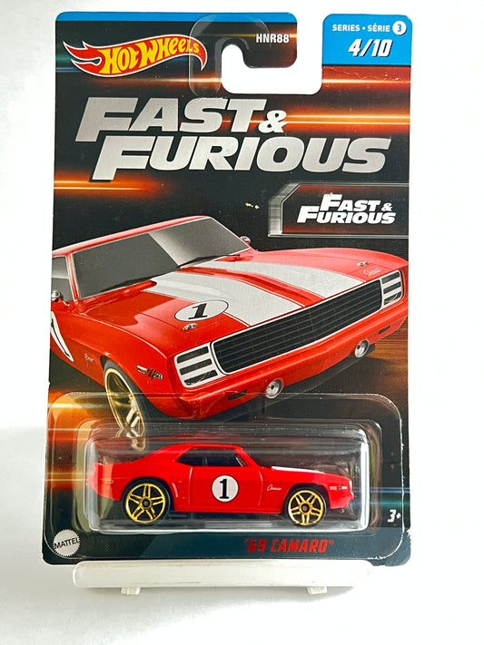 FAST AND FURIOUS - 69 CAMARO - 1D - Its Fun- Hot wheels - matchbox - diecast