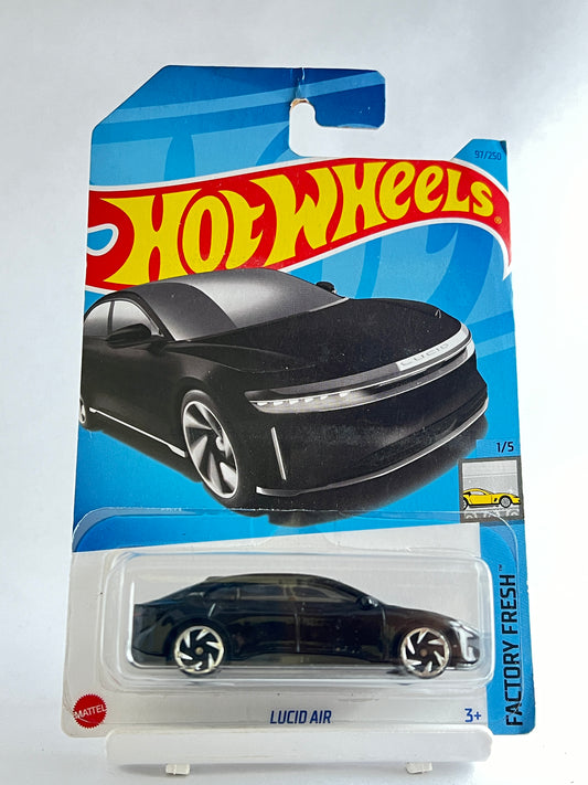 LUCID AIR BLACK - 1D - Its Fun- Hot wheels - matchbox - diecast