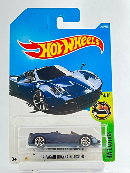 17 PAGANI HUAYRA ROADSTER - DARK BLUE - Its Fun- Hot wheels - matchbox - diecast