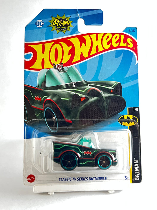 TOONED CLASSIC TV SERIES BATMOBILE- GREEN - 4B - Its Fun- Hot wheels - matchbox - diecast