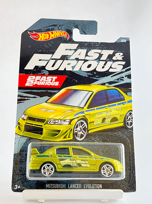 FAST AND FURIOUS - MITSUBISHI LANCER EVOLUTION - 5D - Its Fun- Hot wheels - matchbox - diecast