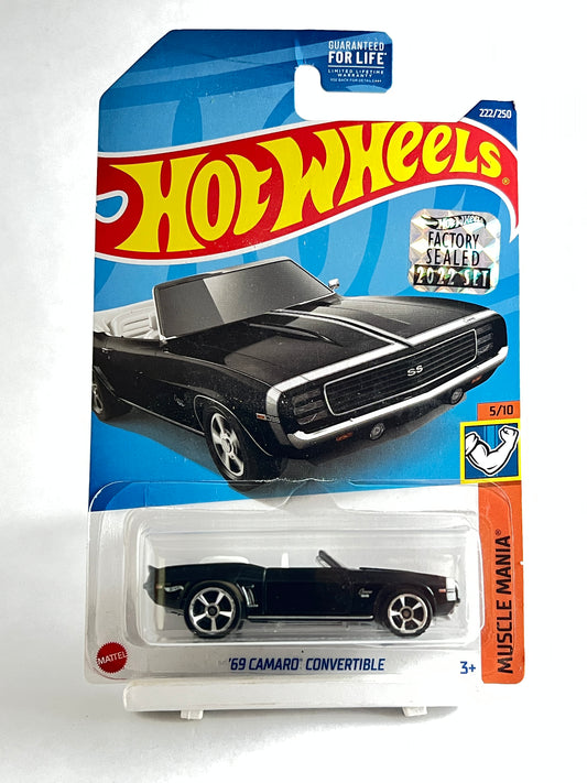2022 FACTORY SEALED - 69 CAMARO CONVERTIBLE - 1C - Its Fun- Hot wheels - matchbox - diecast