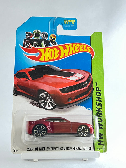 2013 HOT WHEELS CHEVY CAMARO SPECIAL EDITION - GLOSSY RED - 3C - Its Fun- Hot wheels - matchbox - diecast