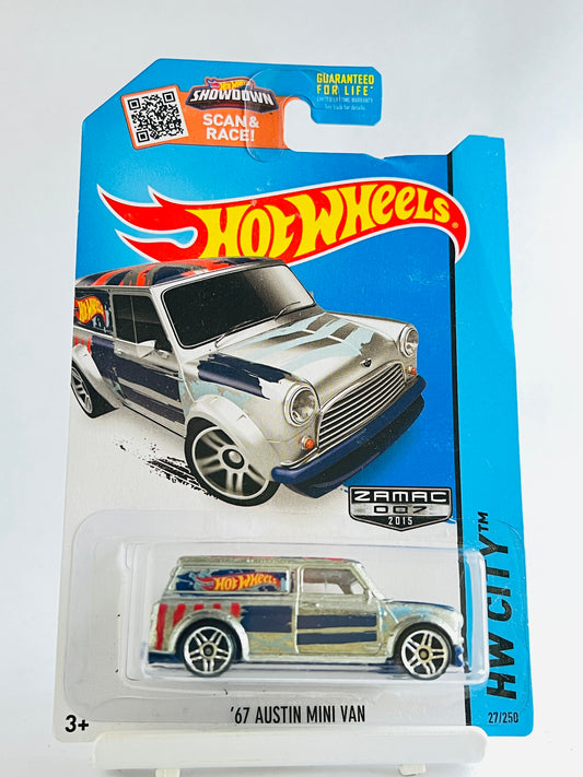 67 AUSTIN MINI VAN - ZAMAC - 3B - Its Fun- Hot wheels - matchbox - diecast