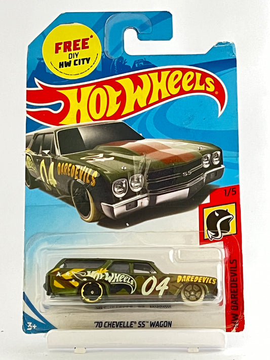70 CHEVELLE SS WAGON - DAREDEVILS - 1D - Its Fun- Hot wheels - matchbox - diecast