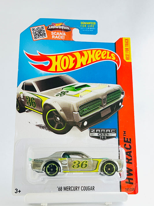 68 MERCURY COUGAR - ZAMAC - 3B - Its Fun- Hot wheels - matchbox - diecast