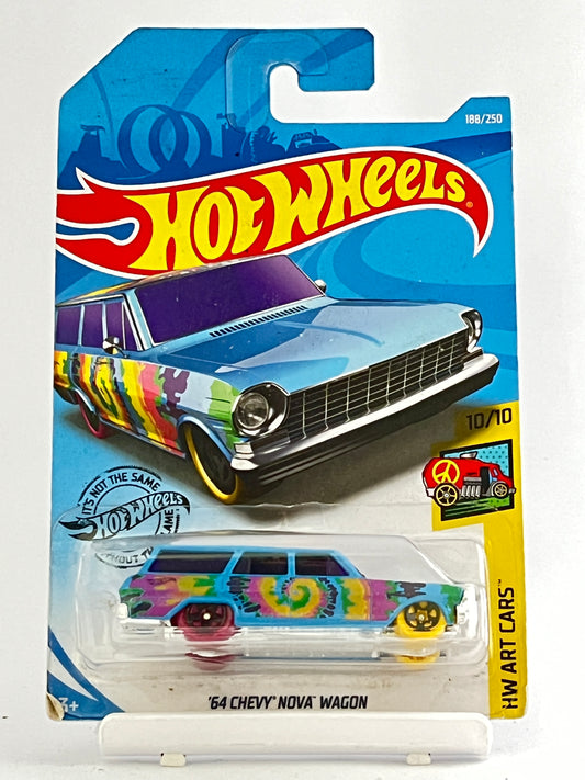 64 CHEVY NOVA WAGON - ART CARS - Its Fun- Hot wheels - matchbox - diecast