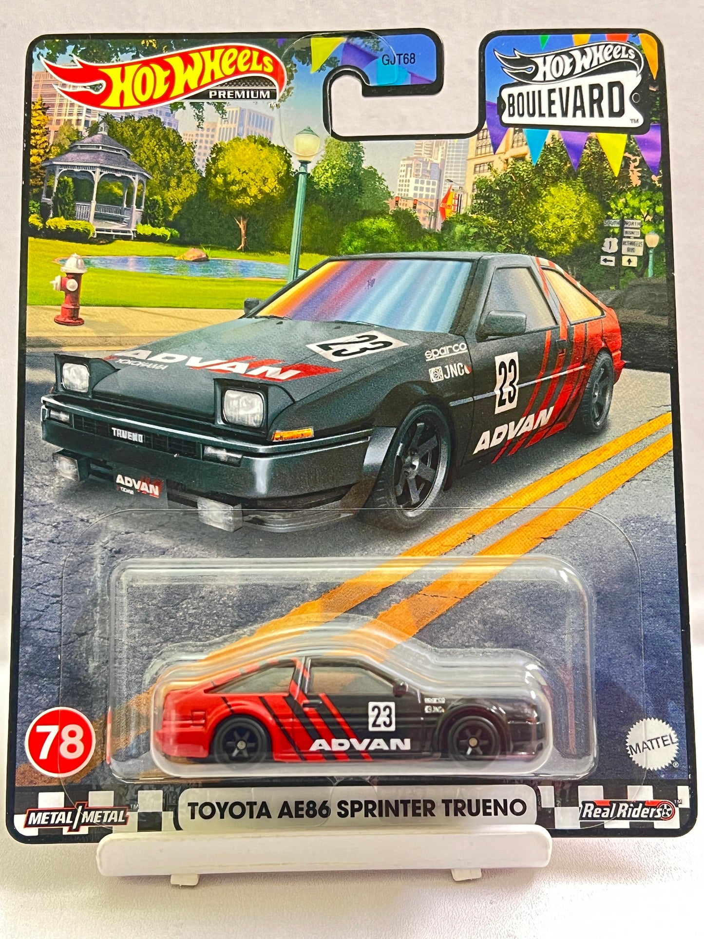 HOT WHEELS - PREMIUM - TOYOTA AE86 SPRINTER TRUENO - ADVAN LIVERY - 5C