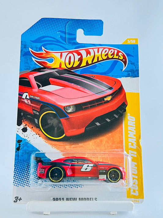 CUSTOM 11 CAMARO - RED - 3B - Its Fun- Hot wheels - matchbox - diecast