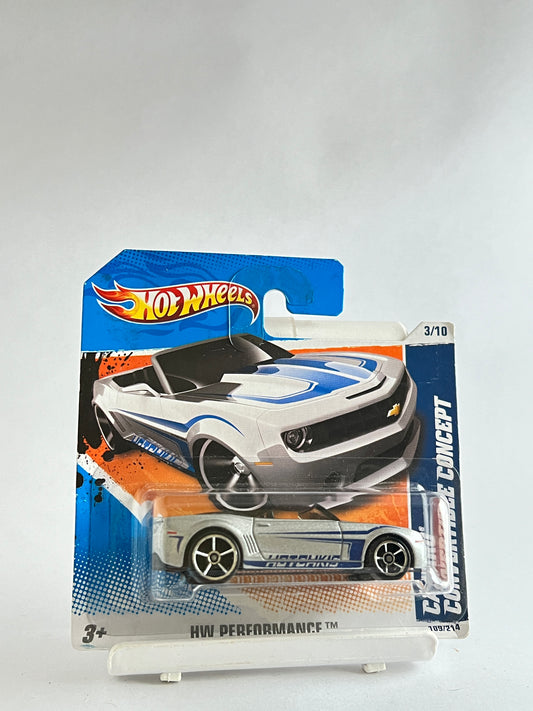 CAMARO CONVERTIBLE CONCEPT - SHORT CARD - 2C - Its Fun- Hot wheels - matchbox - diecast