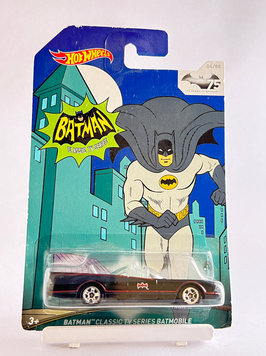 BATMAN CLASSIC TV SERIES BATMOBILE - CARD ART - 5C - Its Fun- Hot wheels - matchbox - diecast