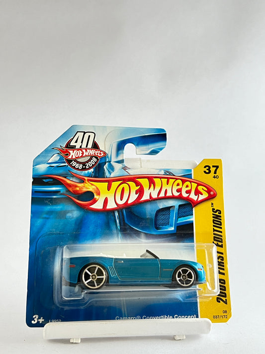 CAMARO CONVERTIBLE CONCEPT - SHORT CARD - 1A - Its Fun- Hot wheels - matchbox - diecast