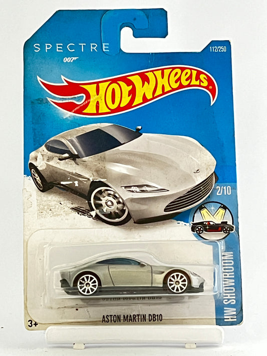 ASTON MARTIN DB10 - CARD CONDITION NOT GREAT - Its Fun- Hot wheels - matchbox - diecast