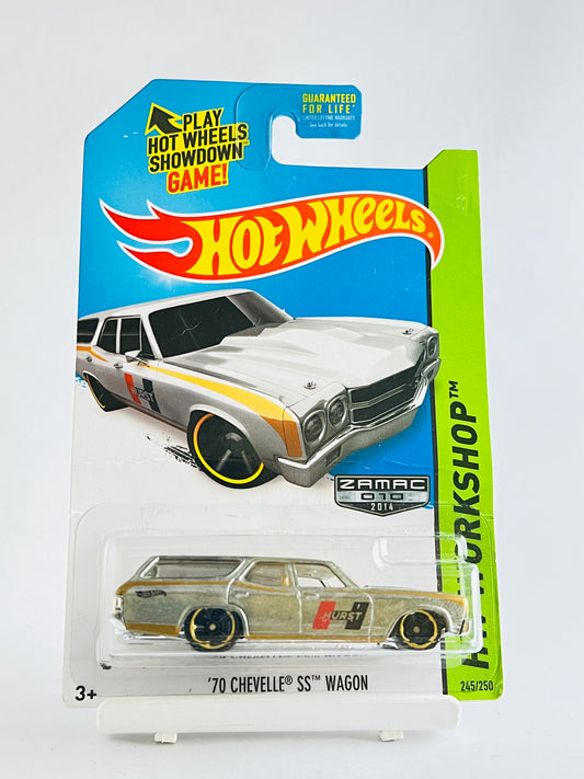 70 CHEVELLE SS WAGON - ZAMAC - 2C - Its Fun- Hot wheels - matchbox - diecast