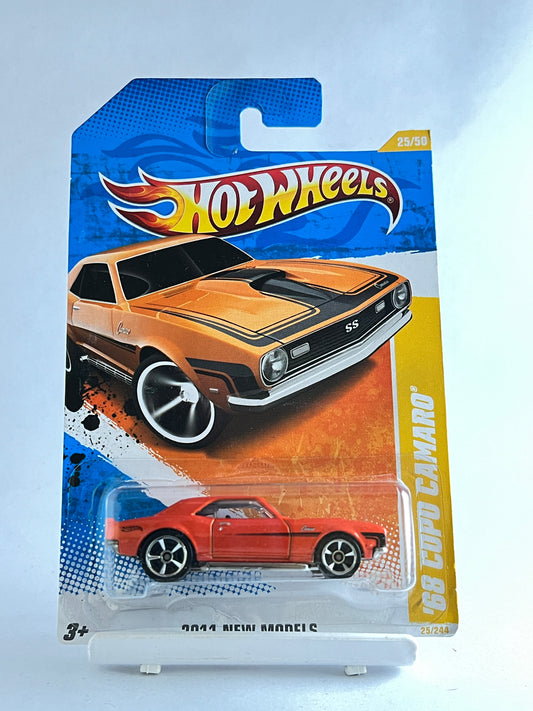 68 COPO CAMARO - ORANGE - 1C - Its Fun- Hot wheels - matchbox - diecast