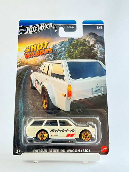 HOT WAGONS - DATSUN BLUEBIRD WAGON (510) - FULL METAL -4B - Its Fun