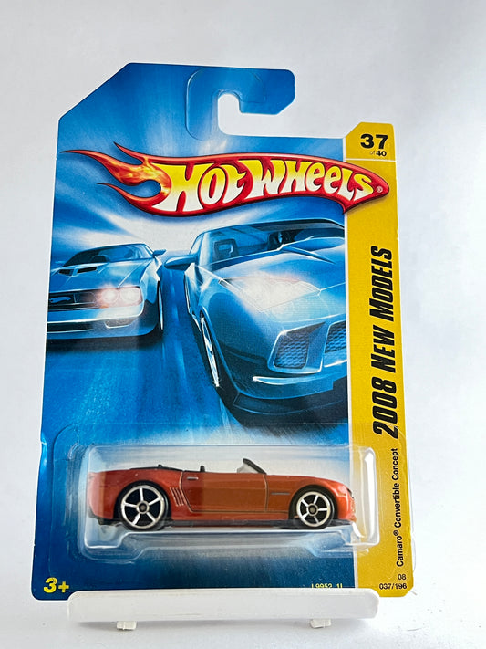 CAMARO CONVERTIBLE CONCEPT - DARK ORANGE - 1C - Its Fun- Hot wheels - matchbox - diecast