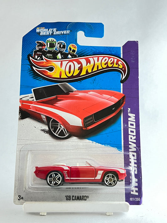 69 CAMARO - RED (HW SHOWROOM) - 1C - Its Fun- Hot wheels - matchbox - diecast