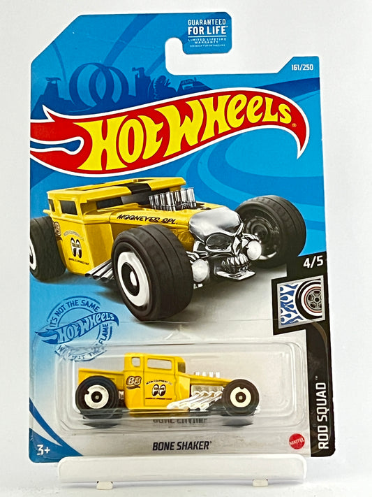 BONE SHAKER - YELLOW - MOON EYES - Its Fun- Hot wheels - matchbox - diecast