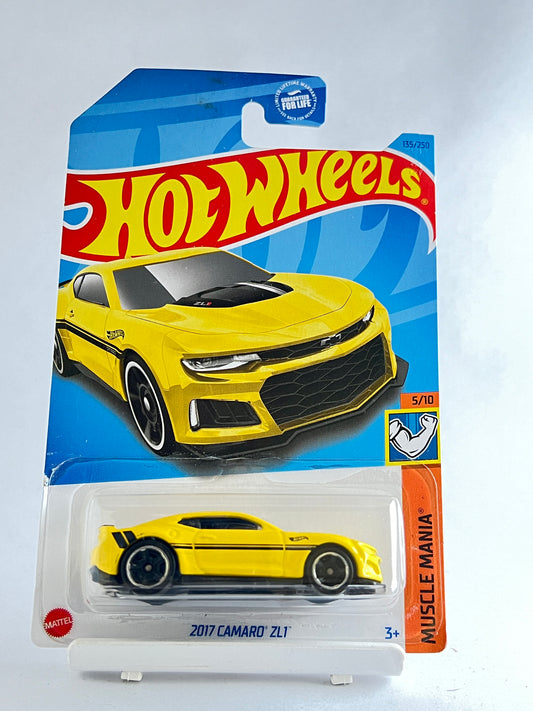 2017 CAMARO ZL1 - YELLOW - 1C - Its Fun- Hot wheels - matchbox - diecast