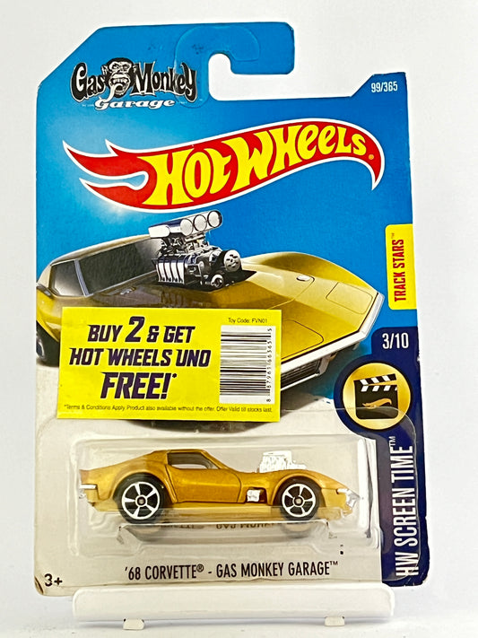 68 CORVETTE GAS MONKEY GARAGE - Its Fun- Hot wheels - matchbox - diecast