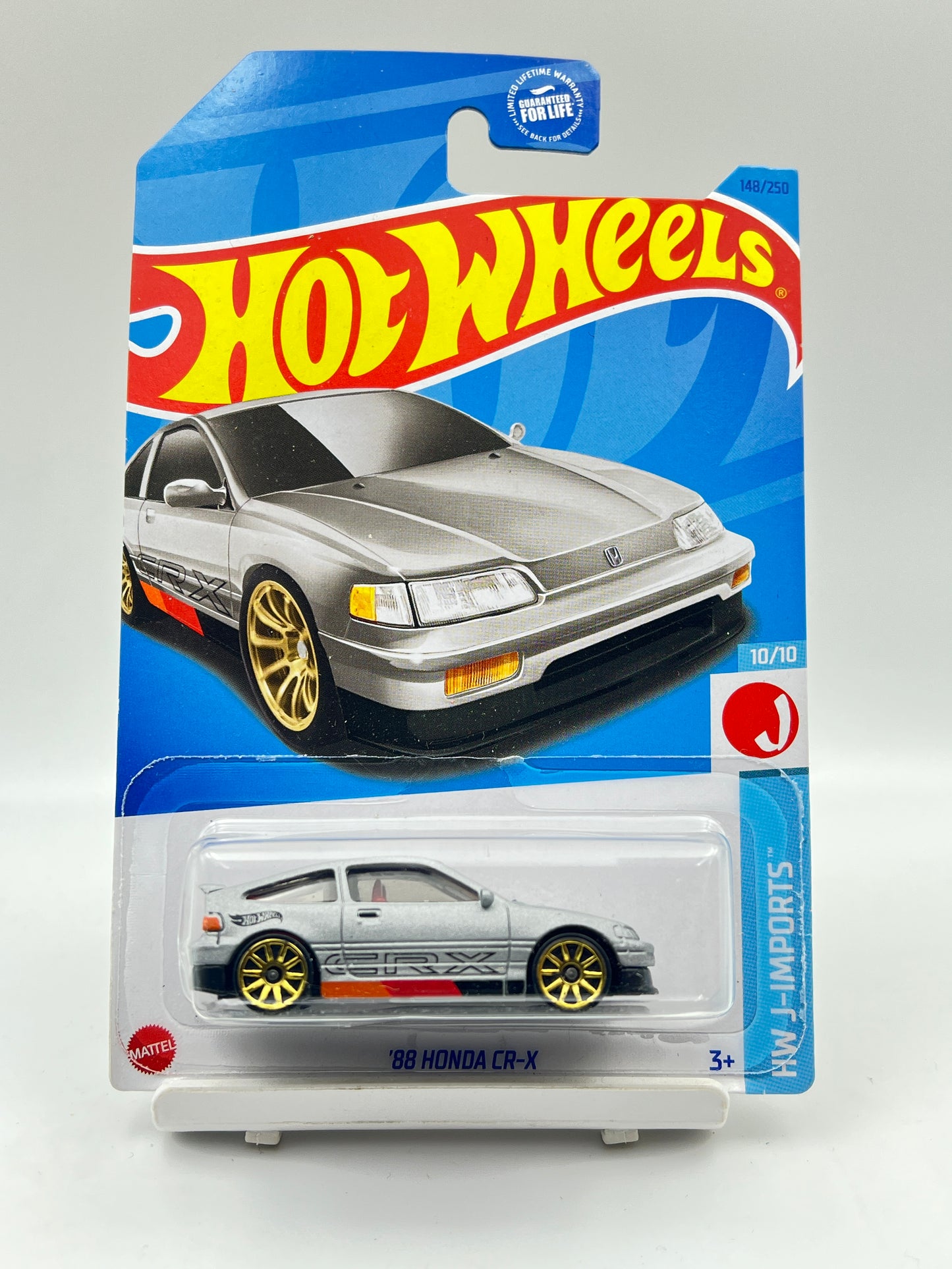 IMPORTED - HOT WHEELS -  88 HONDA CR-X - GREY - B1