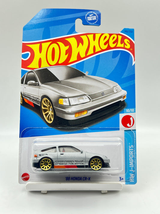 IMPORTED - HOT WHEELS -  88 HONDA CR-X - GREY - B1