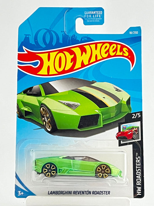 LAMBORGHINI REVENTON ROADSTER - GREEN - IMPORTED - Its Fun- Hot wheels - matchbox - diecast