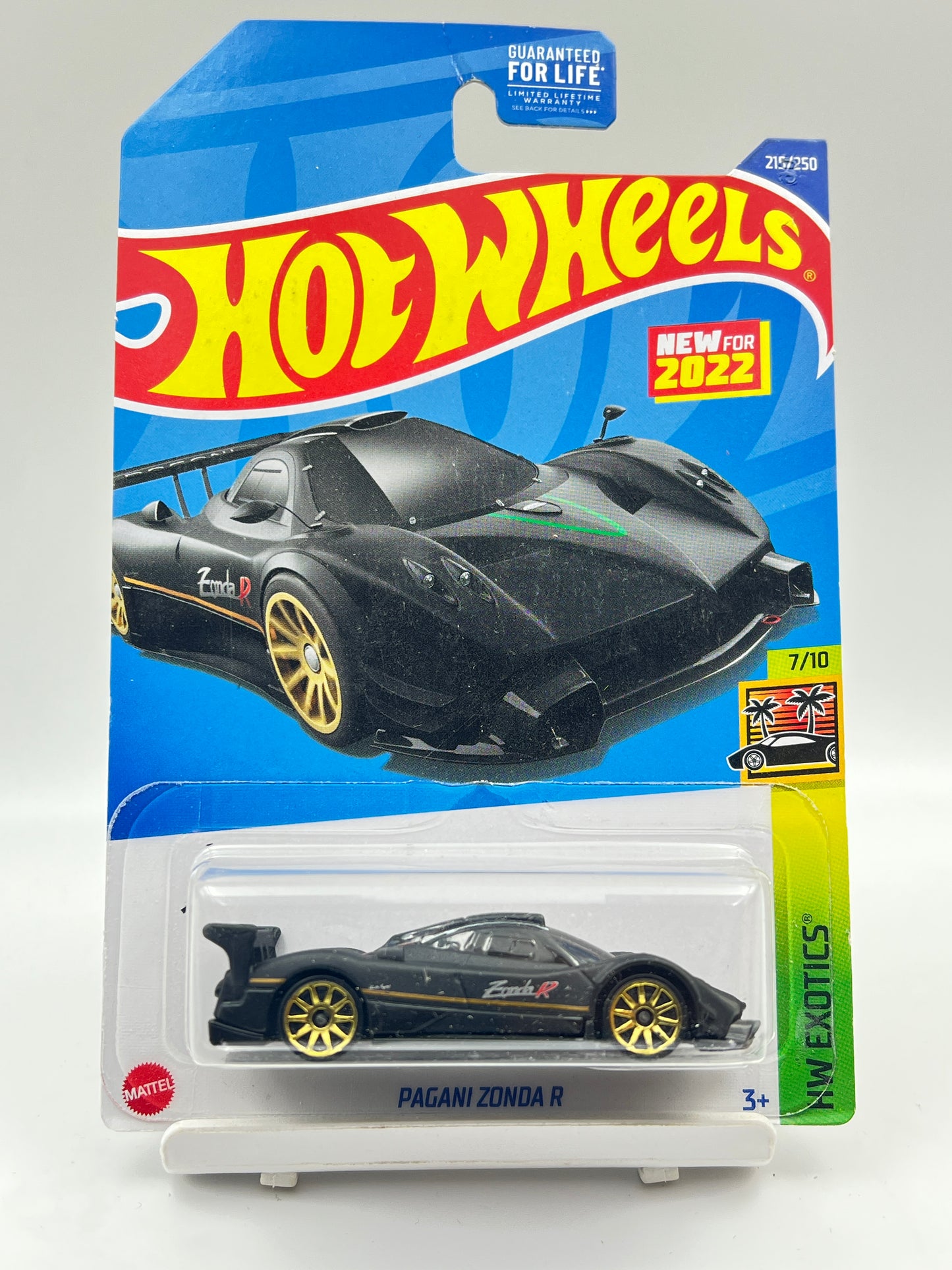 HOOK CREASE - IMPORTED - HOT WHEELS -  PAGANI ZONDA R - BLACK - B1