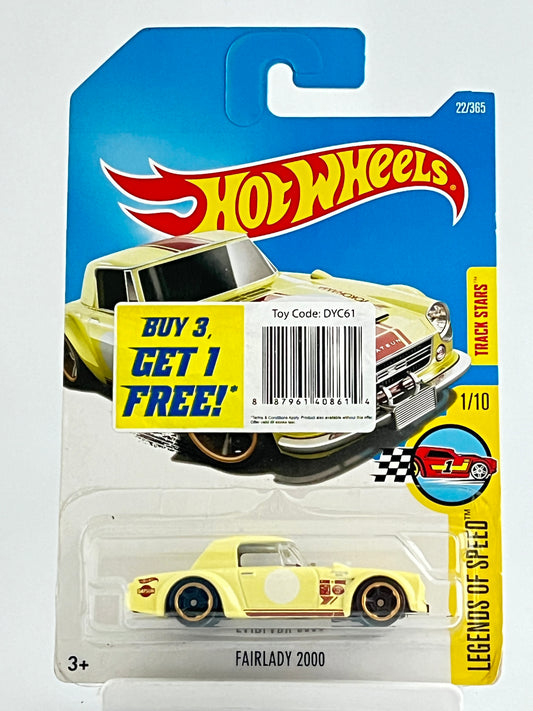 FAIRLADY 2000 - YELLOW - Its Fun- Hot wheels - matchbox - diecast